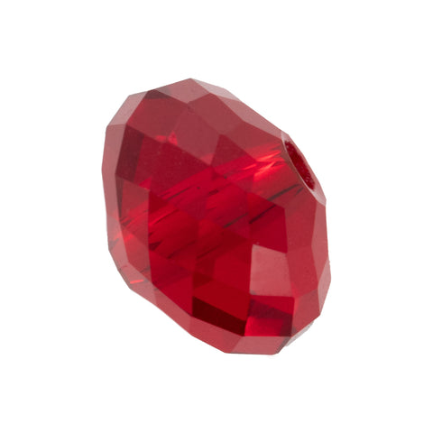 BEADS - CAROLINA RIG - size 6x8mm - RED - 10pcs