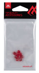 BEADS - CAROLINA RIG - size 6x8mm - RED - 10pcs