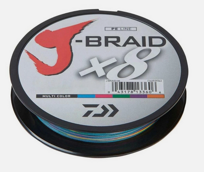 Daiwa J-Braid X8 (Multi-Color) / 150 m/0.16mm / 9.0kg