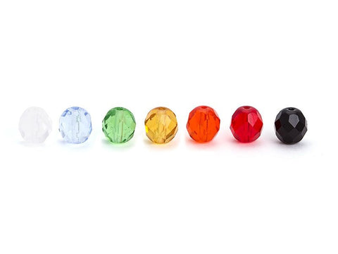8 MM FACETTIERTE GLASPERLEN