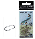 SPLITRING - OVAL SPLIT RING NR. 15 NI - 12 Stk.