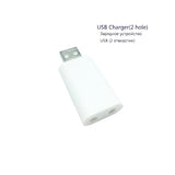 2 Aufladbare Batterien mit USB Ladegerät