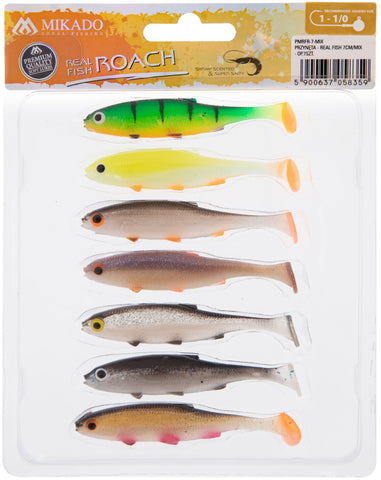 KÖDER - REAL FISH 7cm/MIX - 7 Stck.
