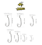 Hornets Worm Hooks Big Eyes