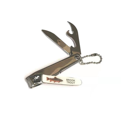 Fingernagel Clipper mit Forelle Logo