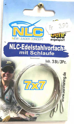NLC-Edelstahlvorfach mit Schlaufe Behr