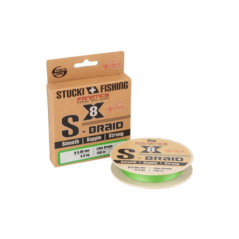 STUCKI S-BRAID X8 LIME GREEN 150 M